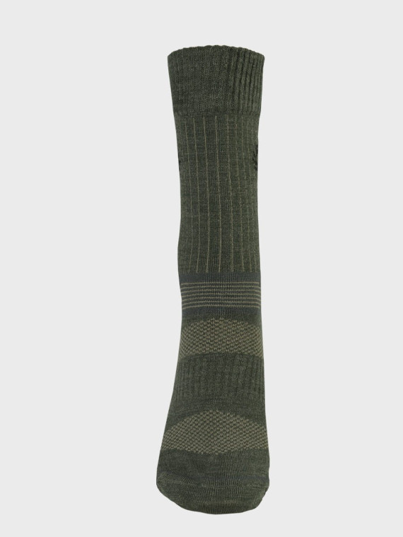 COMODO Skarpety letnie wysokie HUNTING wełna merino Khaki 35-38
