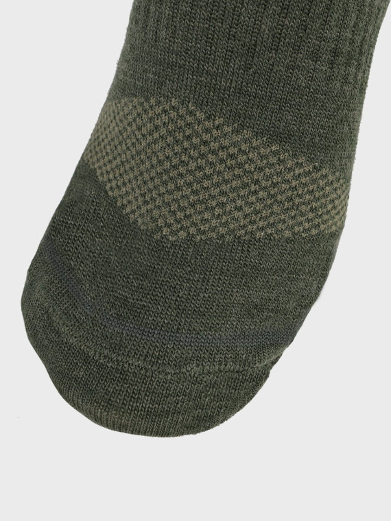 COMODO Skarpety letnie wysokie HUNTING wełna merino Khaki 35-38
