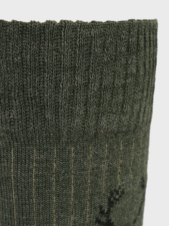 COMODO Skarpety letnie wysokie HUNTING wełna merino Khaki 35-38