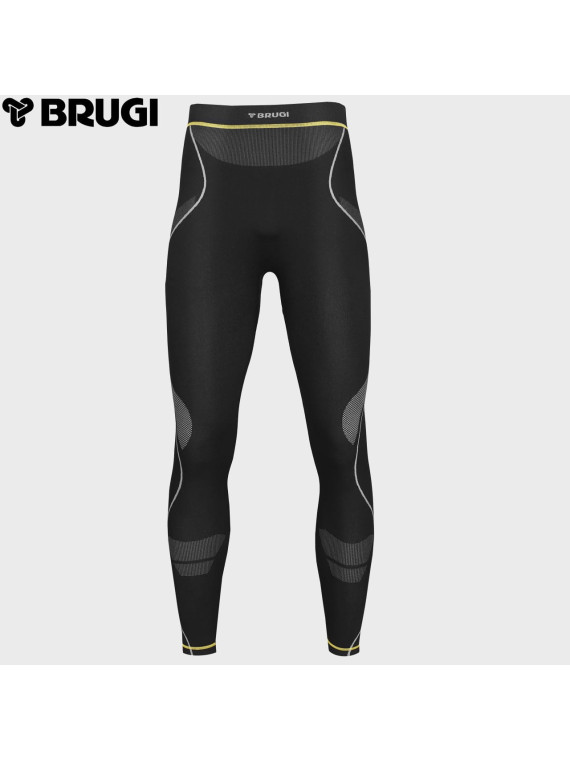 BRUGI SPODNIE TERMOAKTYWNE 4RC4 KAQ CZARNE S/M