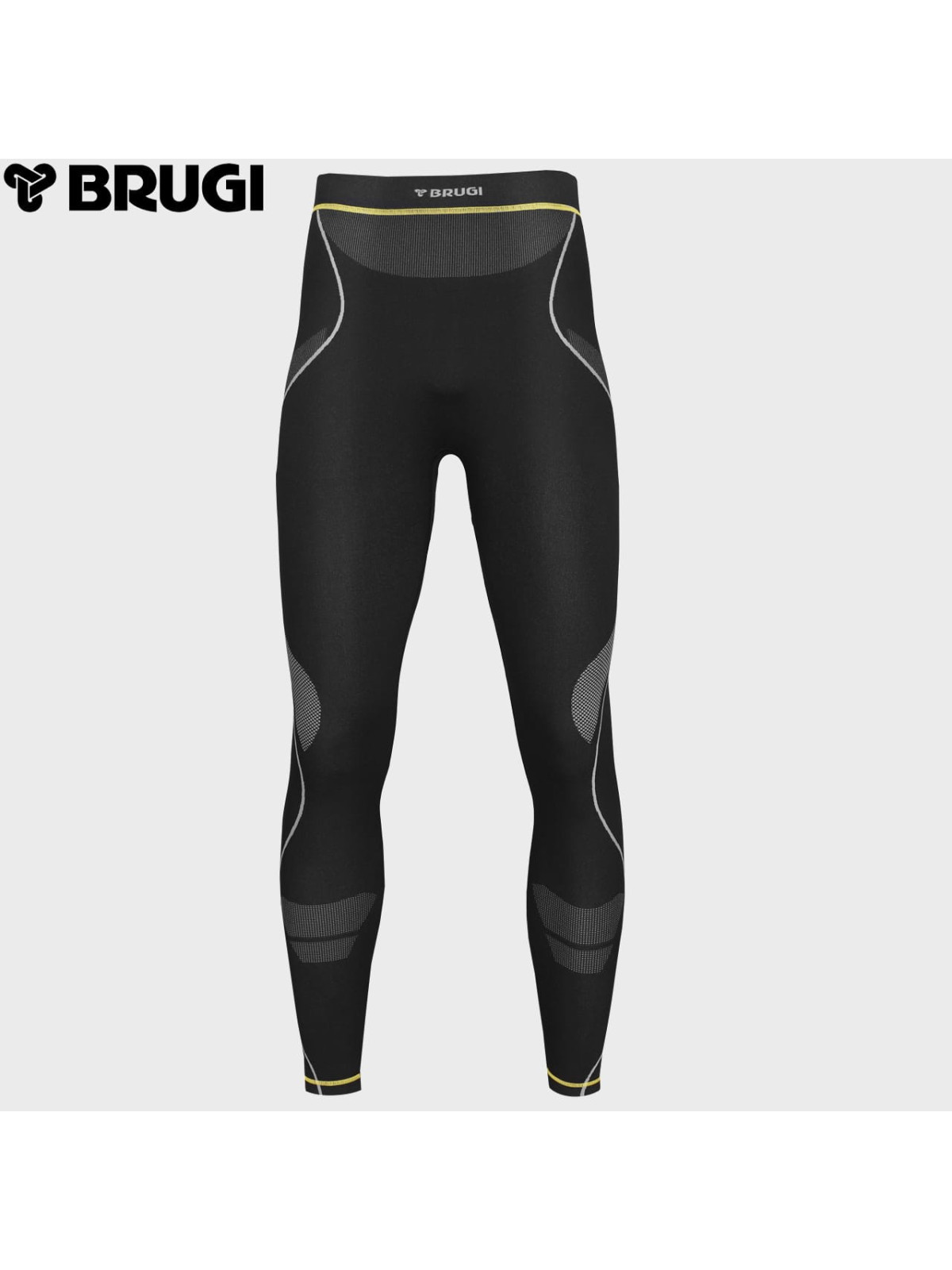 BRUGI SPODNIE TERMOAKTYWNE 4RC4 KAQ CZARNE S/M
