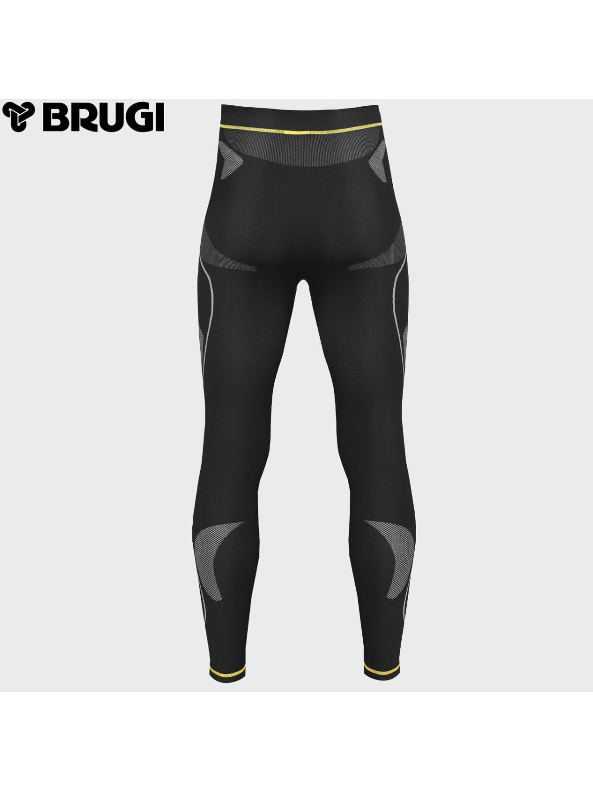 BRUGI SPODNIE TERMOAKTYWNE 4RC4 KAQ CZARNE S/M