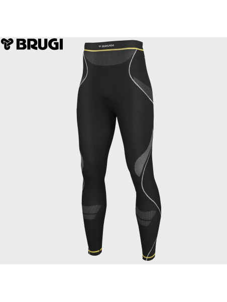 BRUGI SPODNIE TERMOAKTYWNE 4RC4 KAQ CZARNE S/M