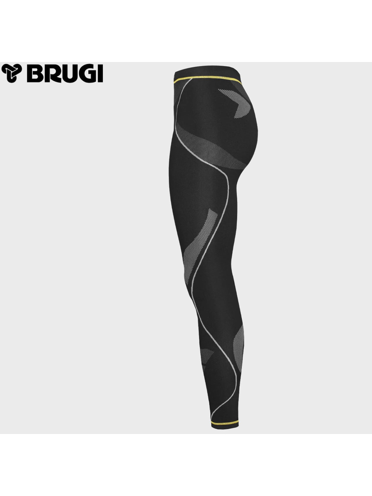 BRUGI SPODNIE TERMOAKTYWNE 4RC4 KAQ CZARNE S/M