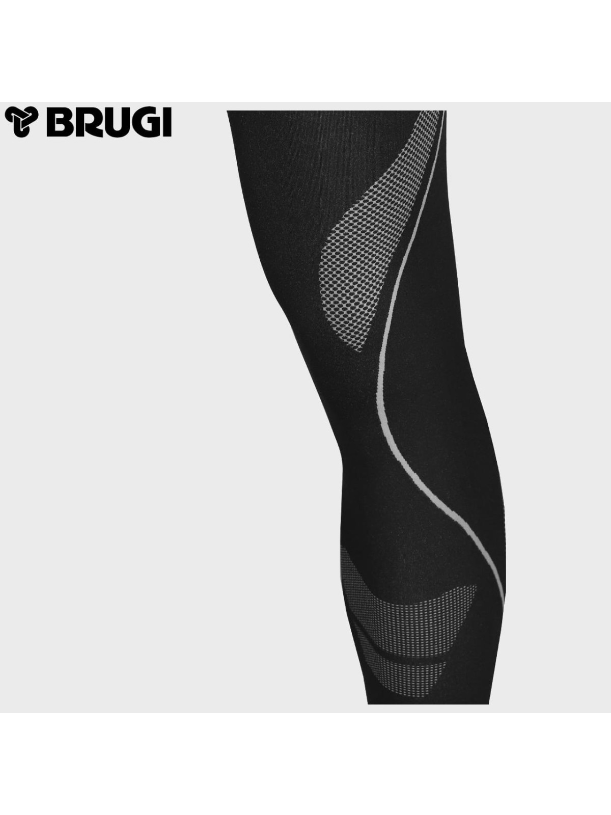 BRUGI SPODNIE TERMOAKTYWNE 4RC4 KAQ CZARNE S/M