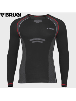 BRUGI BLUZA TERMOAKTYWNA 4RC3 KAQ CZARNA S/M