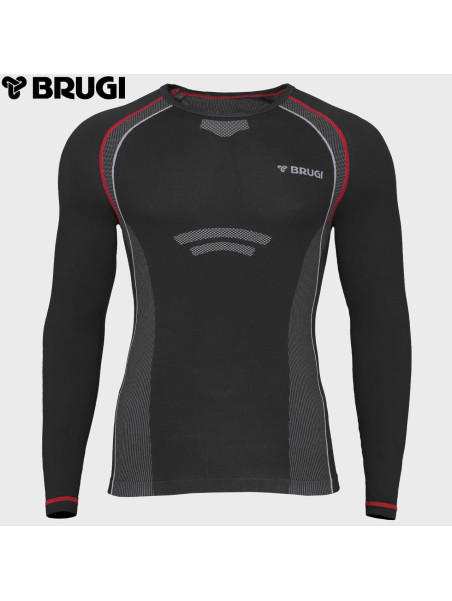 BRUGI BLUZA TERMOAKTYWNA 4RC3 KAQ CZARNA S/M