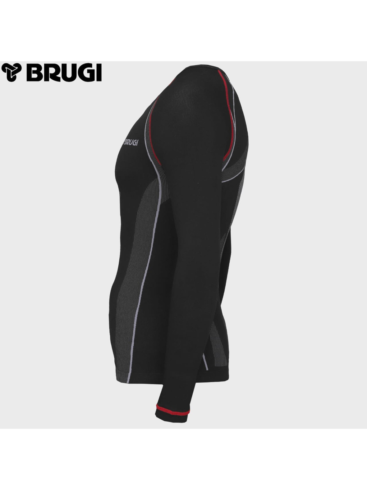 BRUGI BLUZA TERMOAKTYWNA 4RC3 KAQ CZARNA S/M
