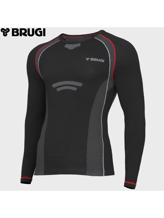 BRUGI BLUZA TERMOAKTYWNA 4RC3 KAQ CZARNA S/M