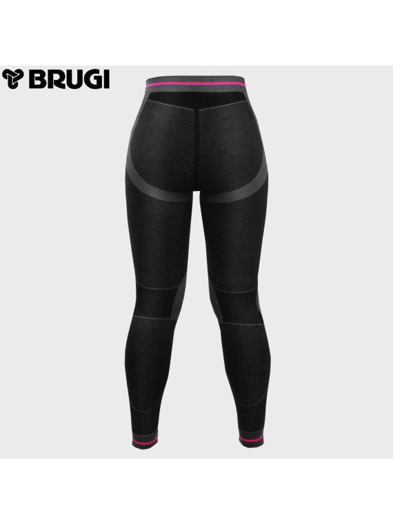 BRUGI SPODNIE TERMOAKTYWNE 2RAR k-NCP DAMSKIE CZARNE L/XL