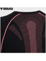 BRUGI BLUZA TERMOAKTYWNA 2RC3 RGZ DAMSKA CZARNO-RÓŻOWA L/XL