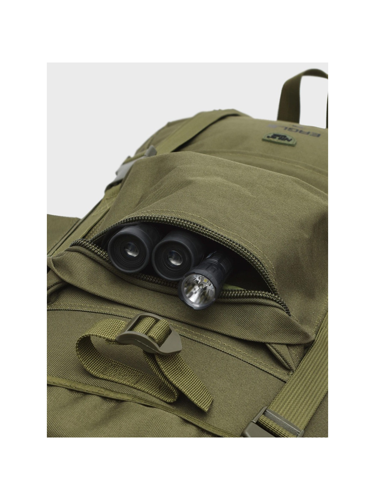 NILS CAMP Plecak taktyczny z pokrowcem NC3901 70L oliwkowy