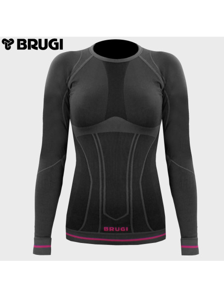 BRUGI BLUZA TERMOAKTYWNA 2RAP k-NCP DAMSKA CZARNA L/XL