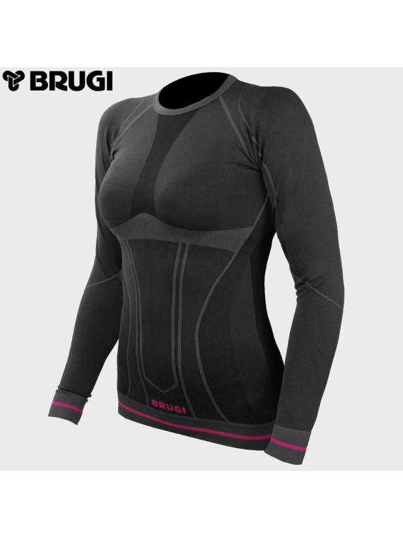 BRUGI BLUZA TERMOAKTYWNA 2RAP k-NCP DAMSKA CZARNA L/XL