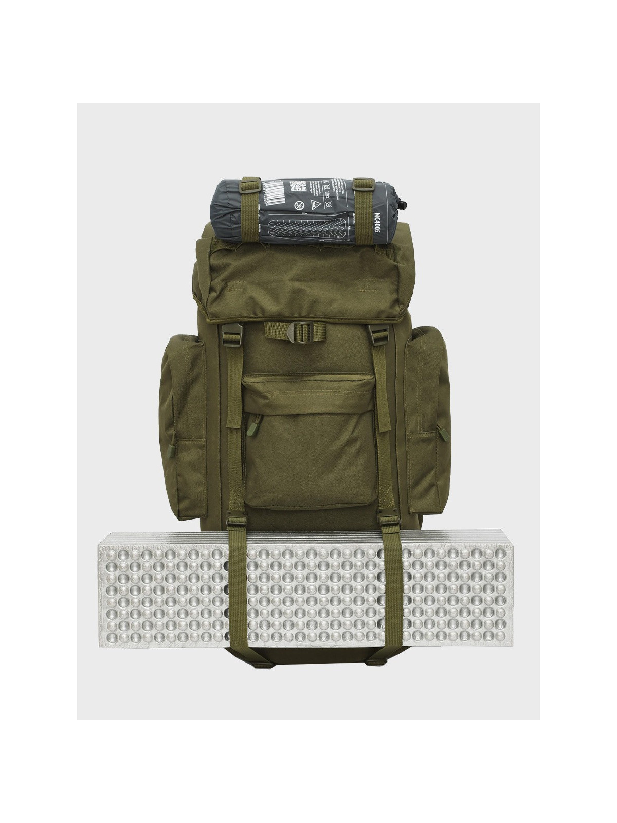 NILS CAMP Plecak taktyczny z pokrowcem NC3901 70L oliwkowy