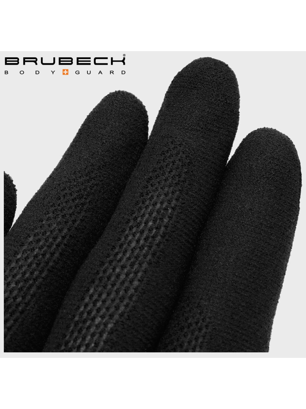 BRUBECK Rękawiczki TERMOAKTYWNE  Wełna MERINO CZARNE XXL