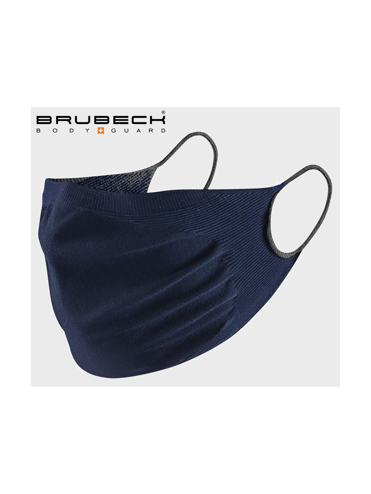 BRUBECK Maseczka Wielorazowa Antywirusowa GRANATOWA
