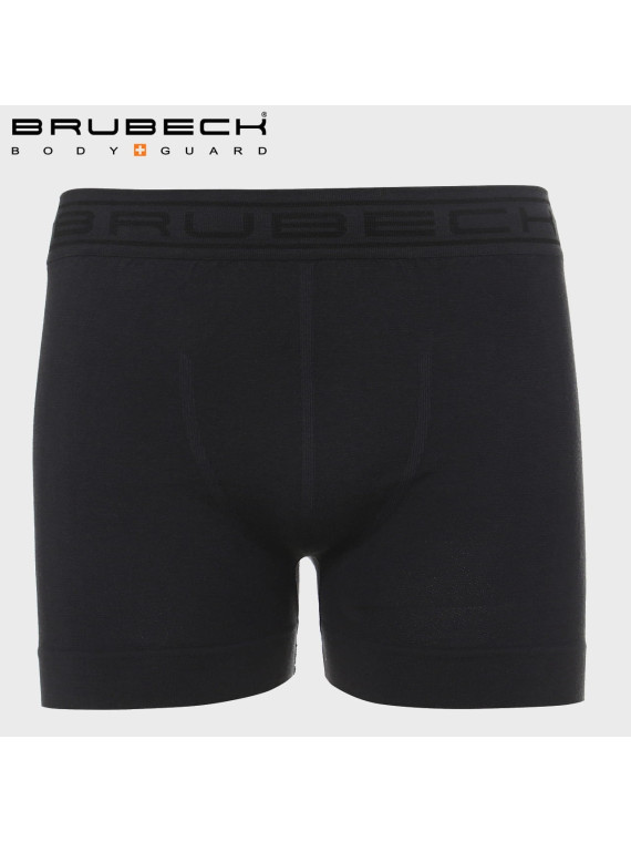 BRUBECK Bokserki COMFORT BAWEŁNA GRAFITOWE S