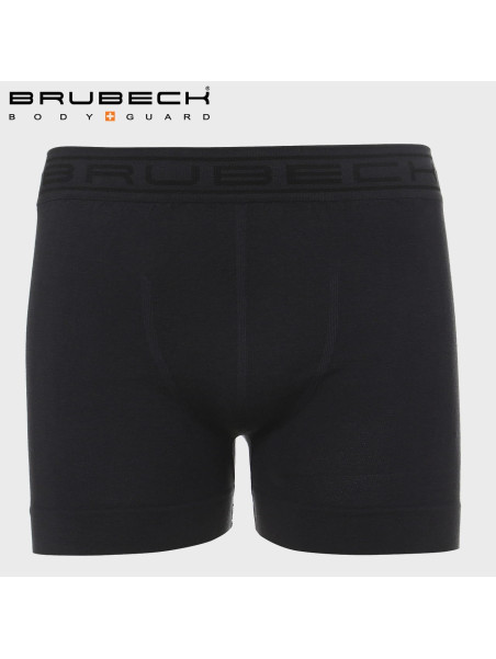 BRUBECK Bokserki COMFORT BAWEŁNA GRAFITOWE S