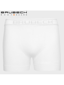 BRUBECK Bokserki COMFORT BAWEŁNA Białe S