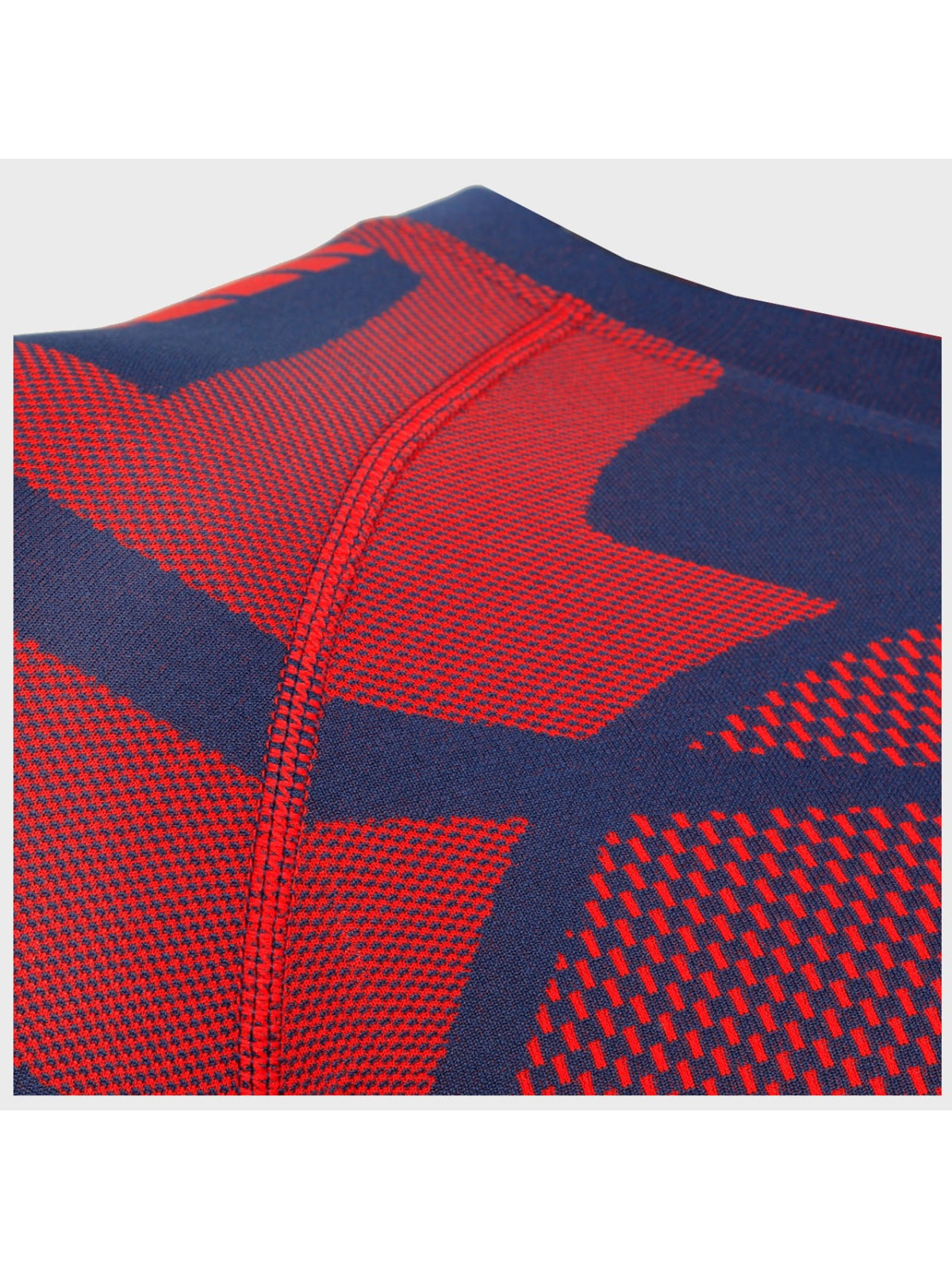 BRUBECK Bluza Termoaktywna Męska DRY GRANATOWO-CZERWONA S