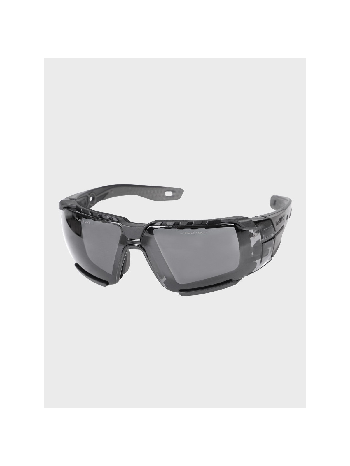 BOLLE Okulary gogle ochronne RUSH+ 2.0 20E Platinum czano-szare