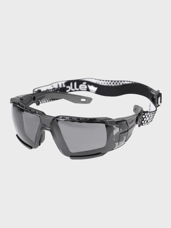 BOLLE Okulary gogle ochronne RUSH+ 2.0 20E Platinum czano-szare