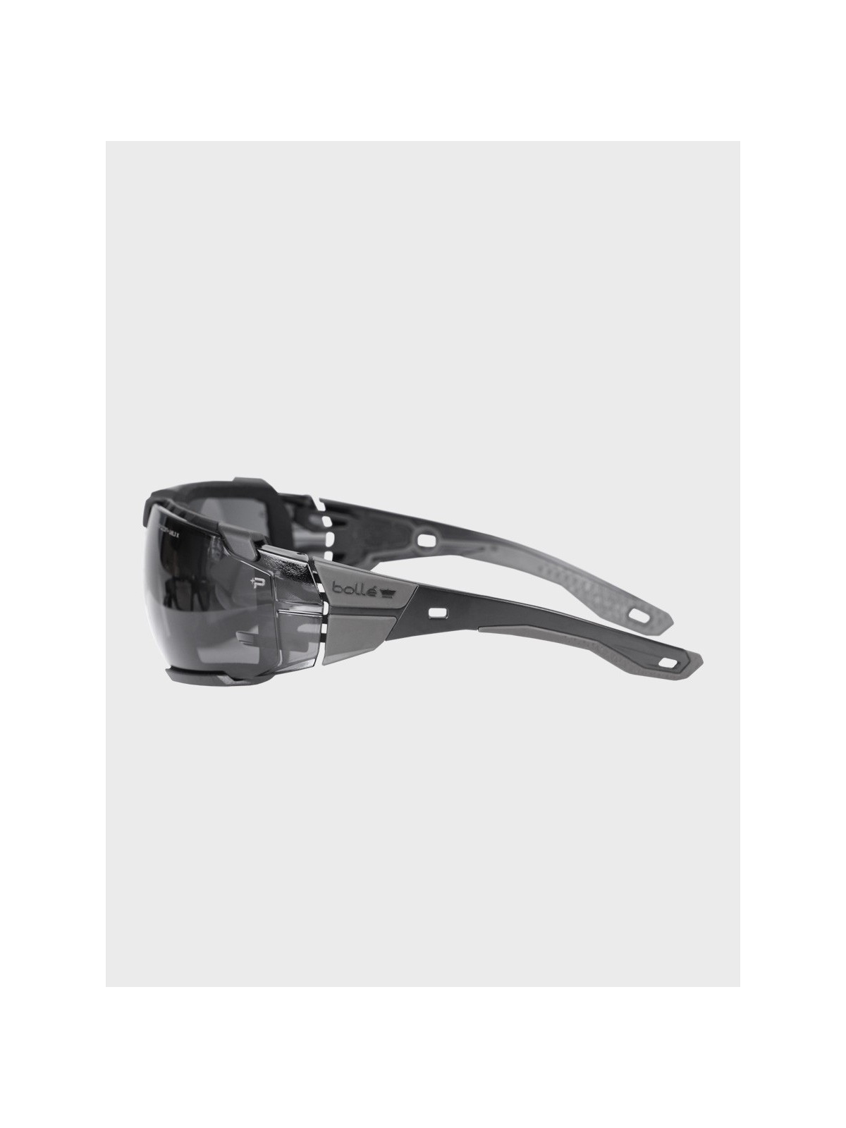 BOLLE Okulary gogle ochronne RUSH+ 2.0 20E Platinum czano-szare
