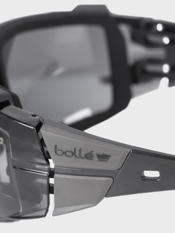 BOLLE Okulary gogle ochronne RUSH+ 2.0 20E Platinum czano-szare