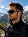 BOLLE Okulary gogle ochronne RUSH+ 2.0 20E Platinum czano-szare