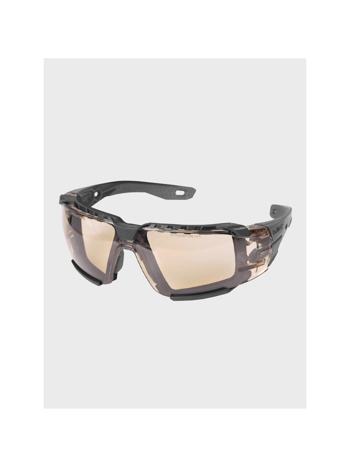 BOLLE Okulary gogle ochronne RUSH+ 2.0 30E Platinum czano-szare