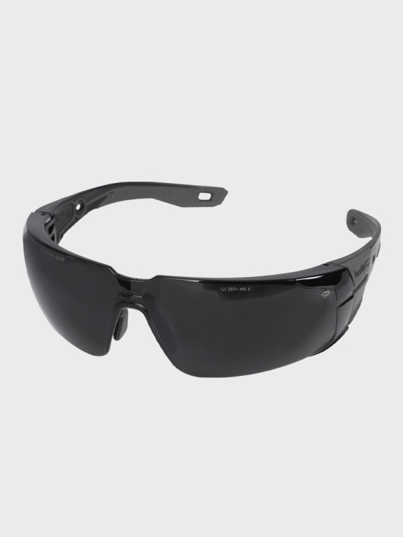 BOLLE Okulary Ochronne BHP RUSH+ 2.0 Platinum Welding 5 filtr spawalniczy czarno-szare