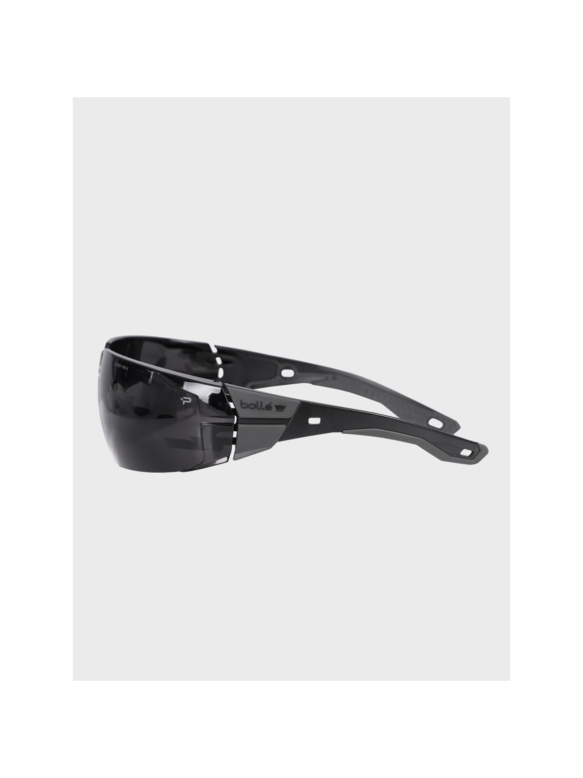 BOLLE Okulary Ochronne BHP RUSH+ 2.0 Platinum Welding 5 filtr spawalniczy czarno-szare