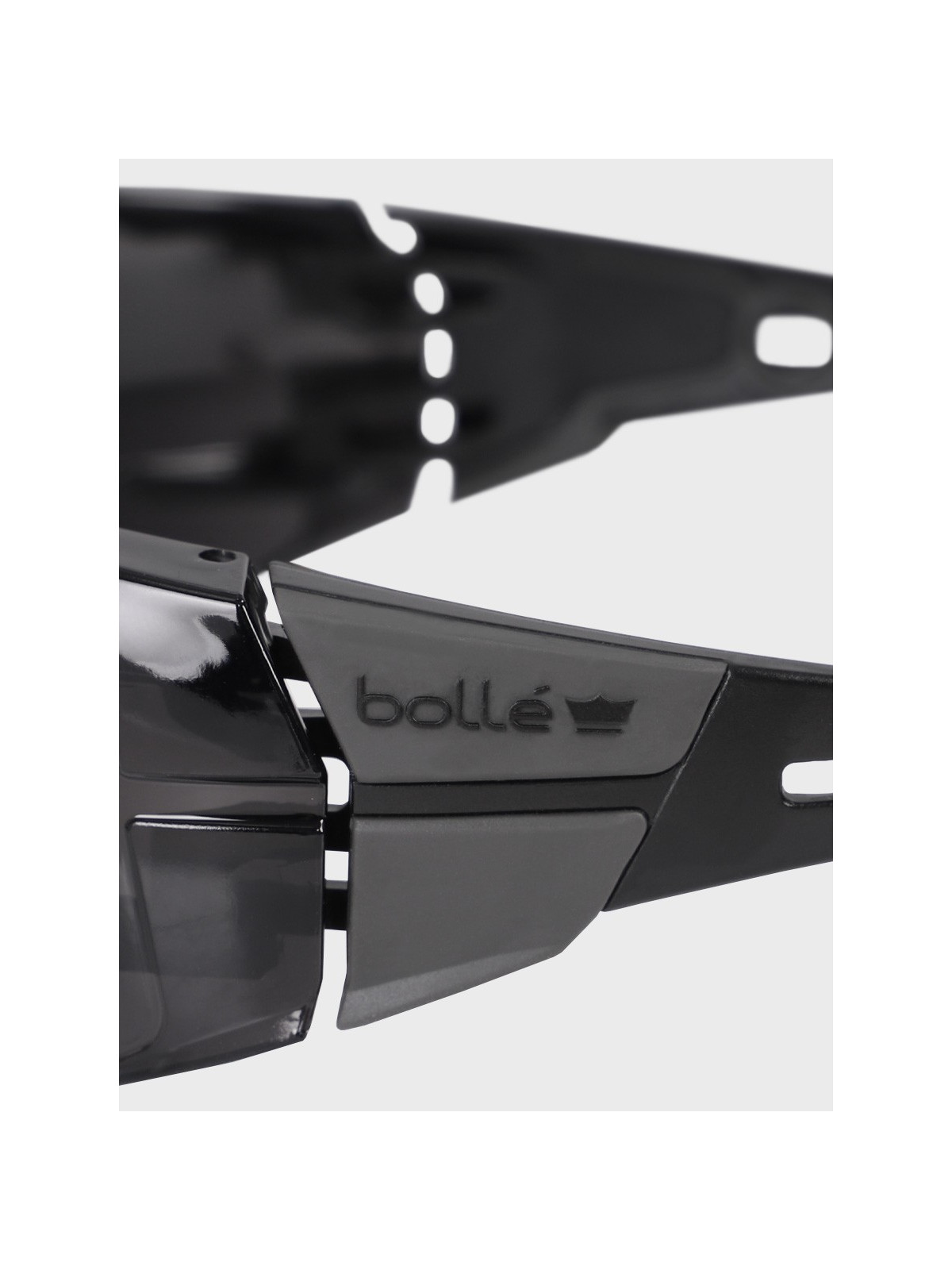 BOLLE Okulary Ochronne BHP RUSH+ 2.0 Platinum Welding 5 filtr spawalniczy czarno-szare