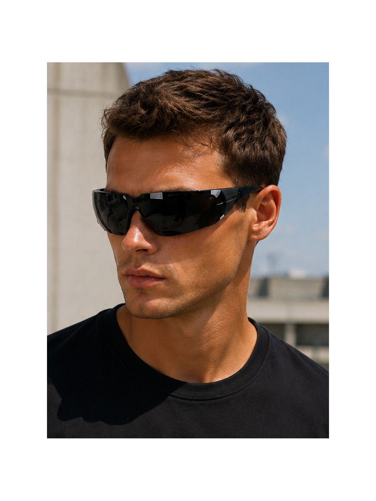 BOLLE Okulary Ochronne BHP RUSH+ 2.0 Platinum Welding 5 filtr spawalniczy czarno-szare