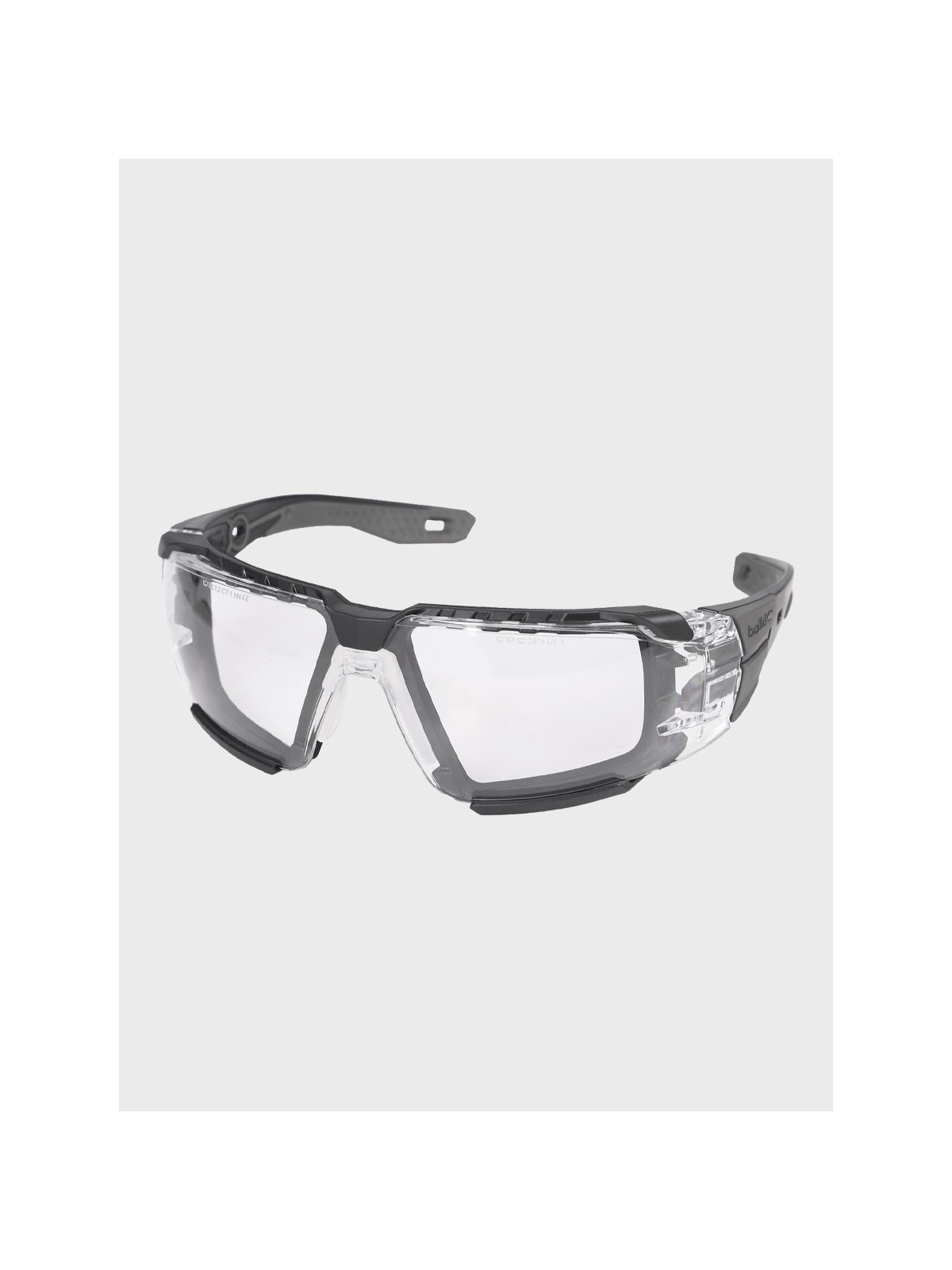 BOLLE Okulary Ochronne RUSH+ 2.0 Safety Platinum Adapter RX Robocze przezroczyste