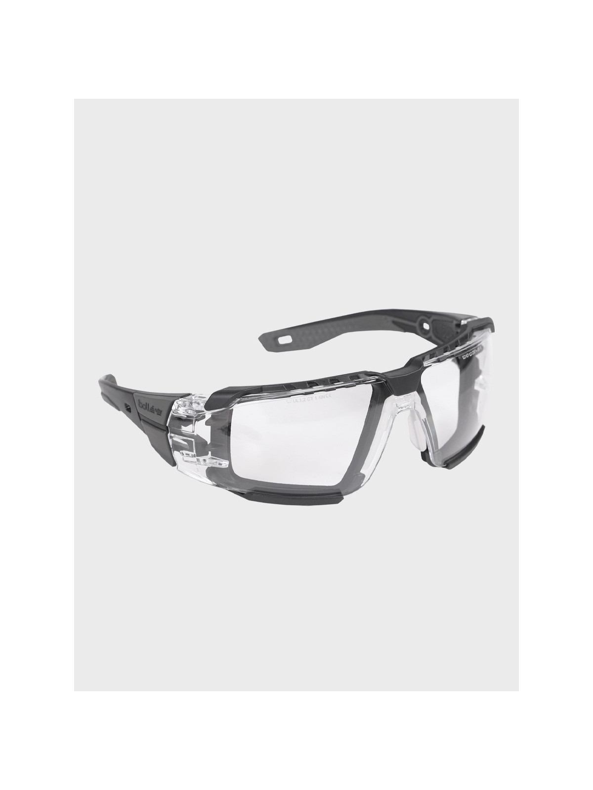 BOLLE Okulary Ochronne RUSH+ 2.0 Safety Platinum Adapter RX Robocze przezroczyste