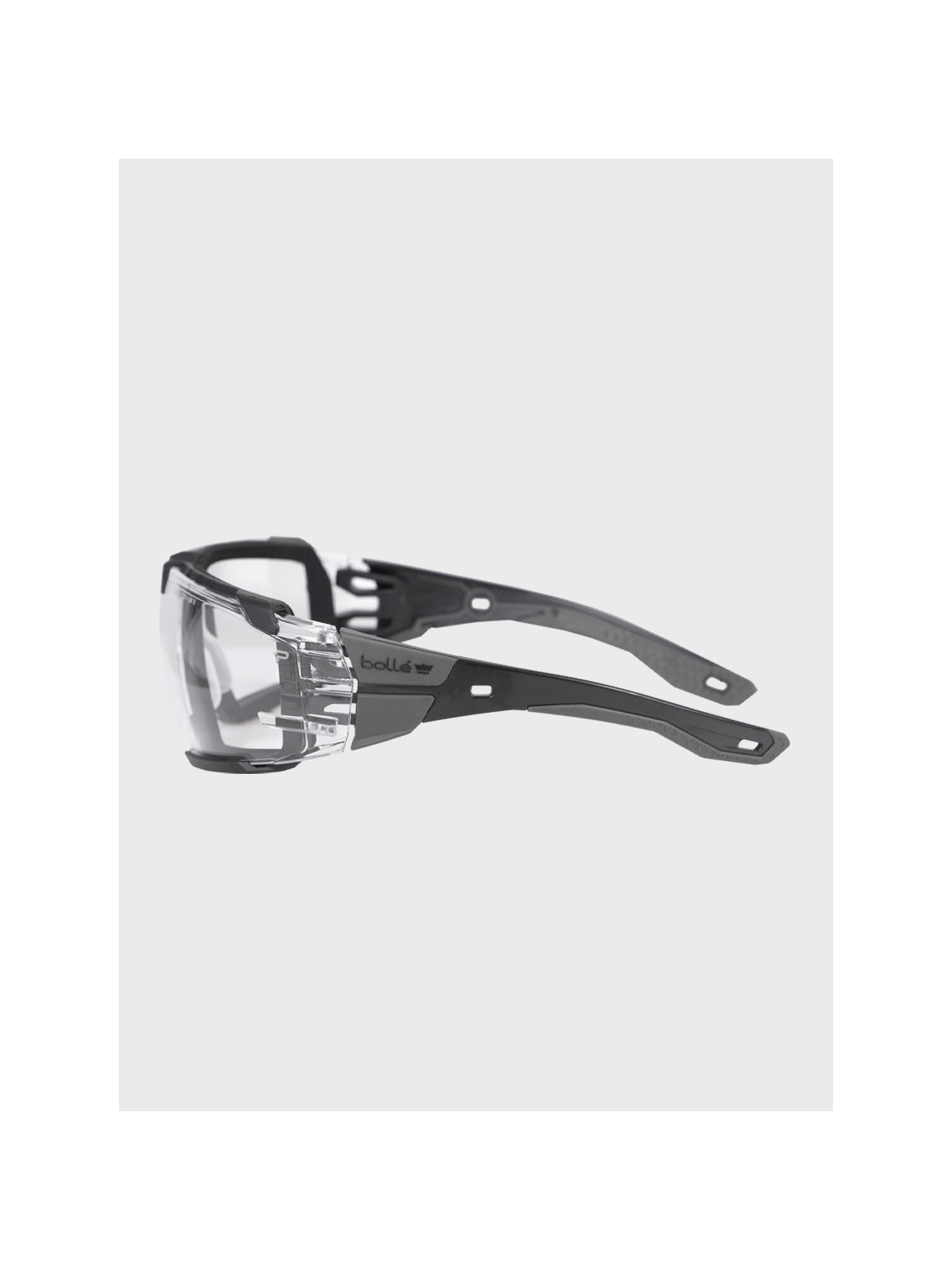 BOLLE Okulary Ochronne RUSH+ 2.0 Safety Platinum Adapter RX Robocze przezroczyste