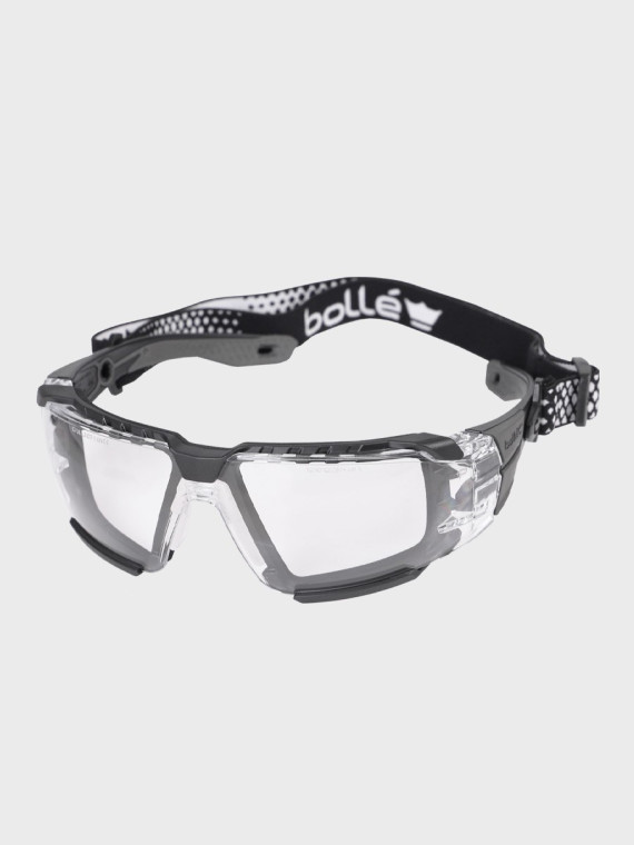 BOLLE Okulary Ochronne RUSH+ 2.0 Safety Platinum Adapter RX Robocze przezroczyste