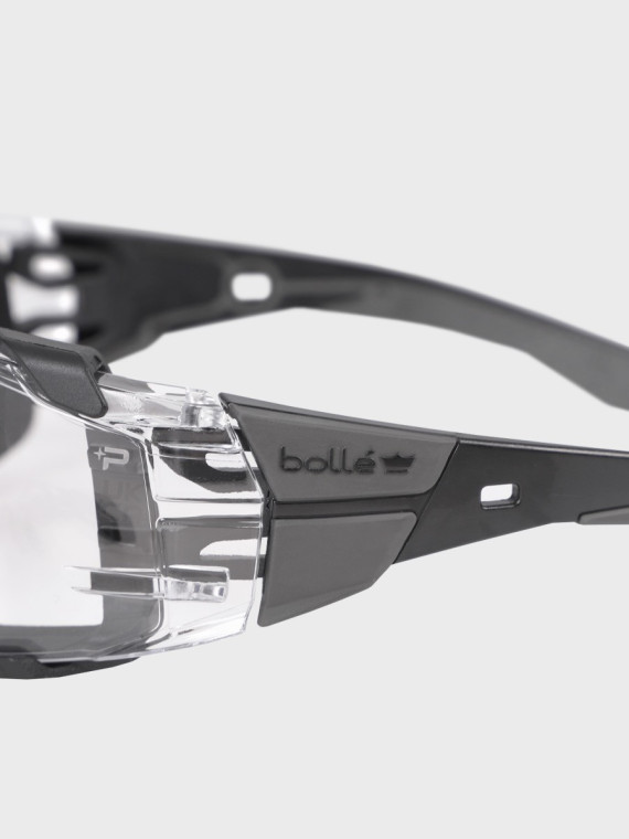 BOLLE Okulary Ochronne RUSH+ 2.0 Safety Platinum Adapter RX Robocze przezroczyste