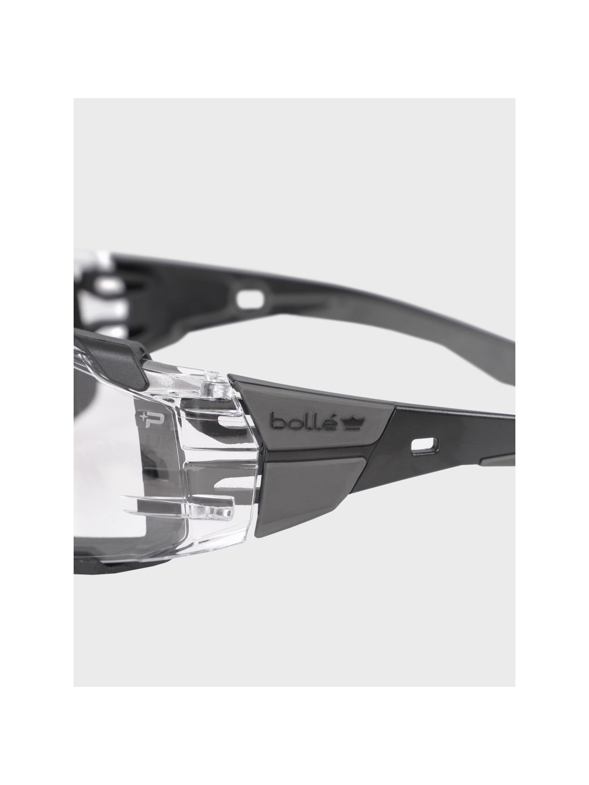 BOLLE Okulary Ochronne RUSH+ 2.0 Safety Platinum Adapter RX Robocze przezroczyste