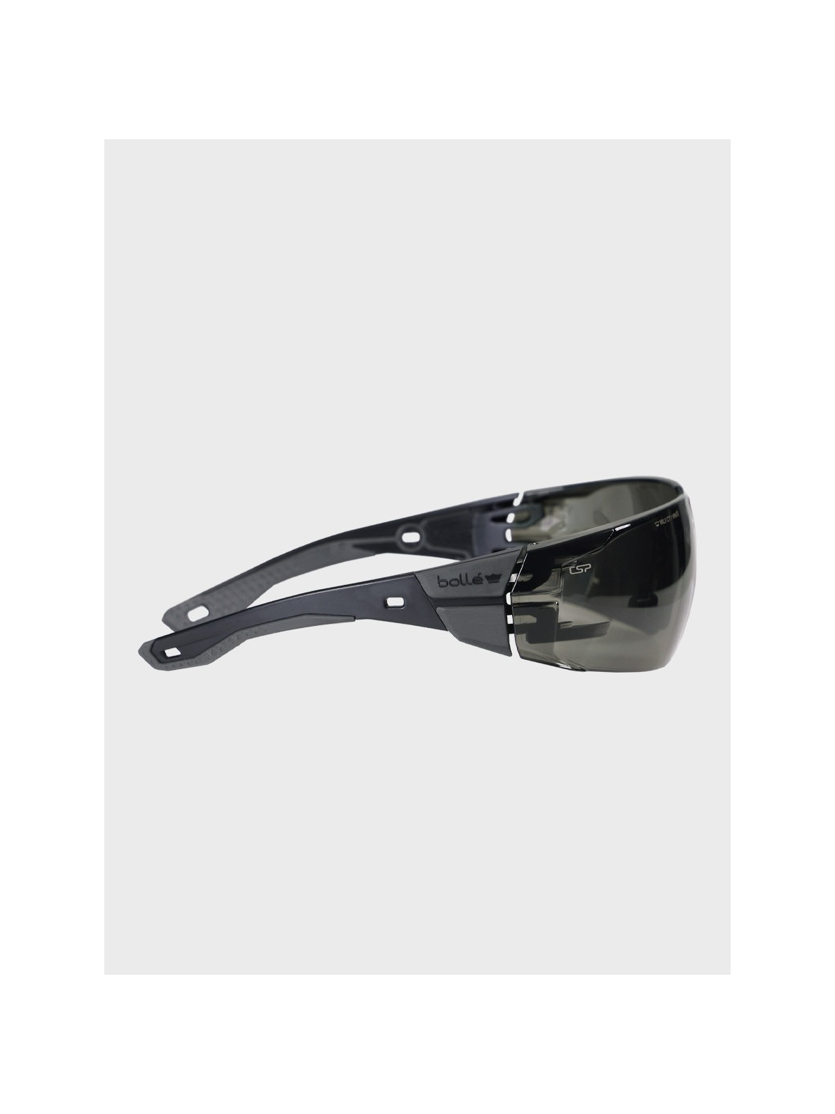 BOLLE Okulary Ochronne BHP RUSH+ 2.0 Platinum Welding 3 filtr spawalniczy czarno-szare