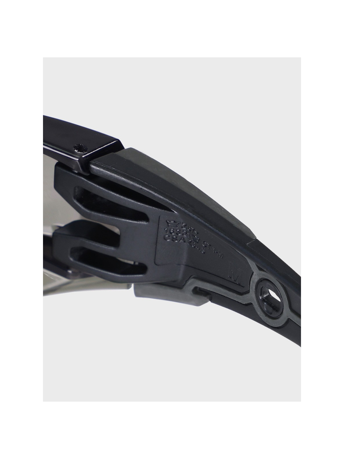 BOLLE Okulary Ochronne BHP RUSH+ 2.0 Platinum Welding 3 filtr spawalniczy czarno-szare
