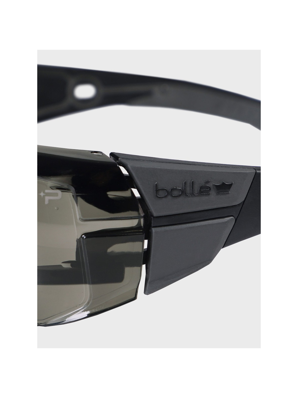 BOLLE Okulary Ochronne BHP RUSH+ 2.0 Platinum Welding 3 filtr spawalniczy czarno-szare