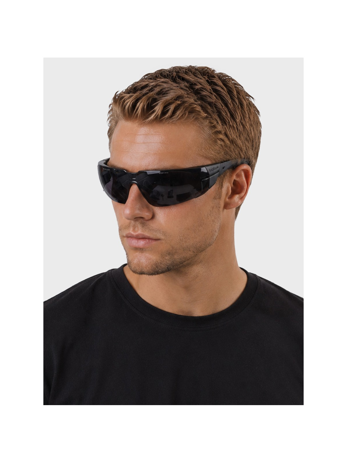 BOLLE Okulary Ochronne BHP RUSH+ 2.0 Platinum Welding 3 filtr spawalniczy czarno-szare