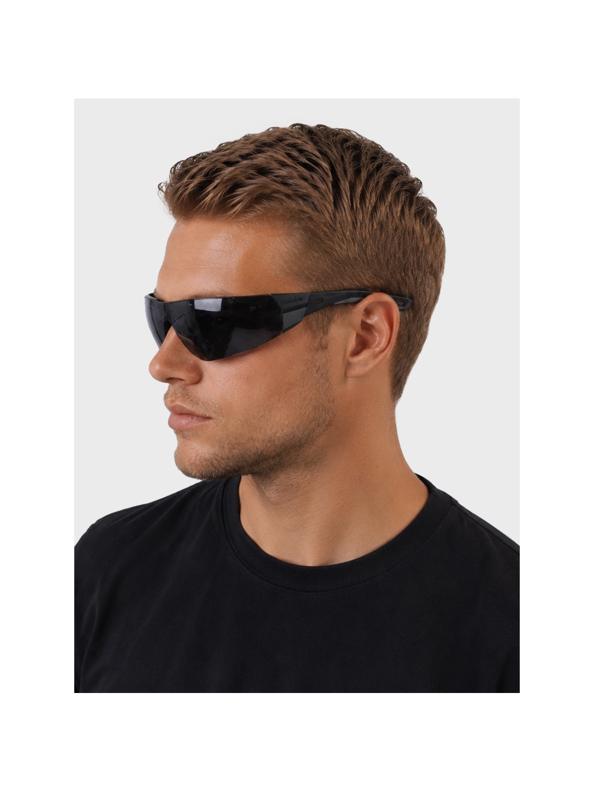 BOLLE Okulary Ochronne BHP RUSH+ 2.0 Platinum Welding 3 filtr spawalniczy czarno-szare