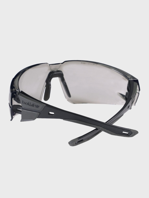BOLLE Okulary Ochronne BHP RUSH+ 2.0 Platinum Welding 1.7 filtr spawalniczy czarno-szare
