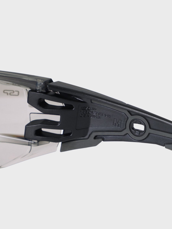 BOLLE Okulary Ochronne BHP RUSH+ 2.0 Platinum Welding 1.7 filtr spawalniczy czarno-szare