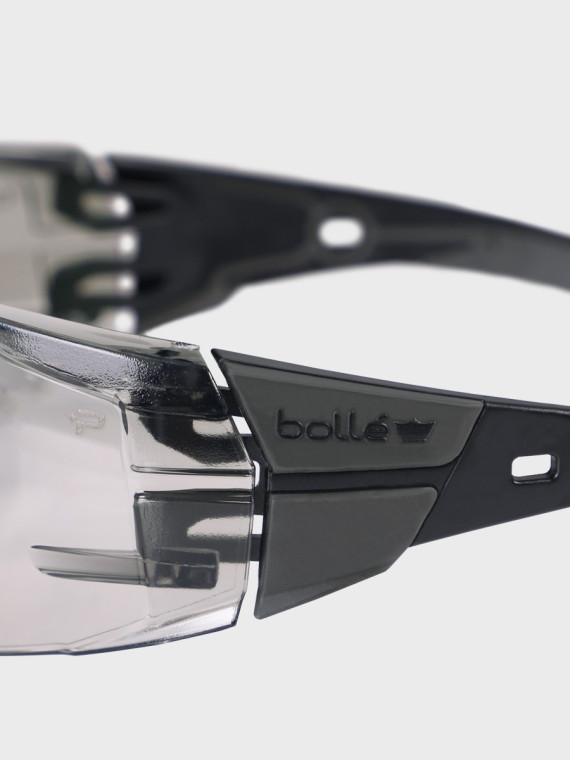 BOLLE Okulary Ochronne BHP RUSH+ 2.0 Platinum Welding 1.7 filtr spawalniczy czarno-szare