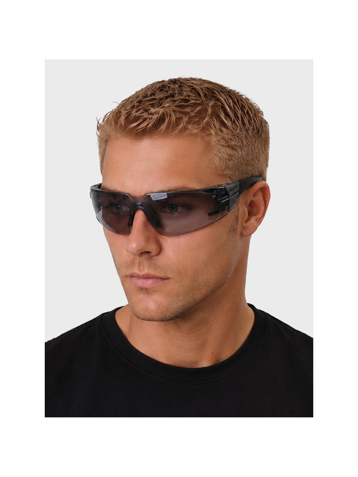 BOLLE Okulary Ochronne BHP RUSH+ 2.0 Platinum Welding 1.7 filtr spawalniczy czarno-szare